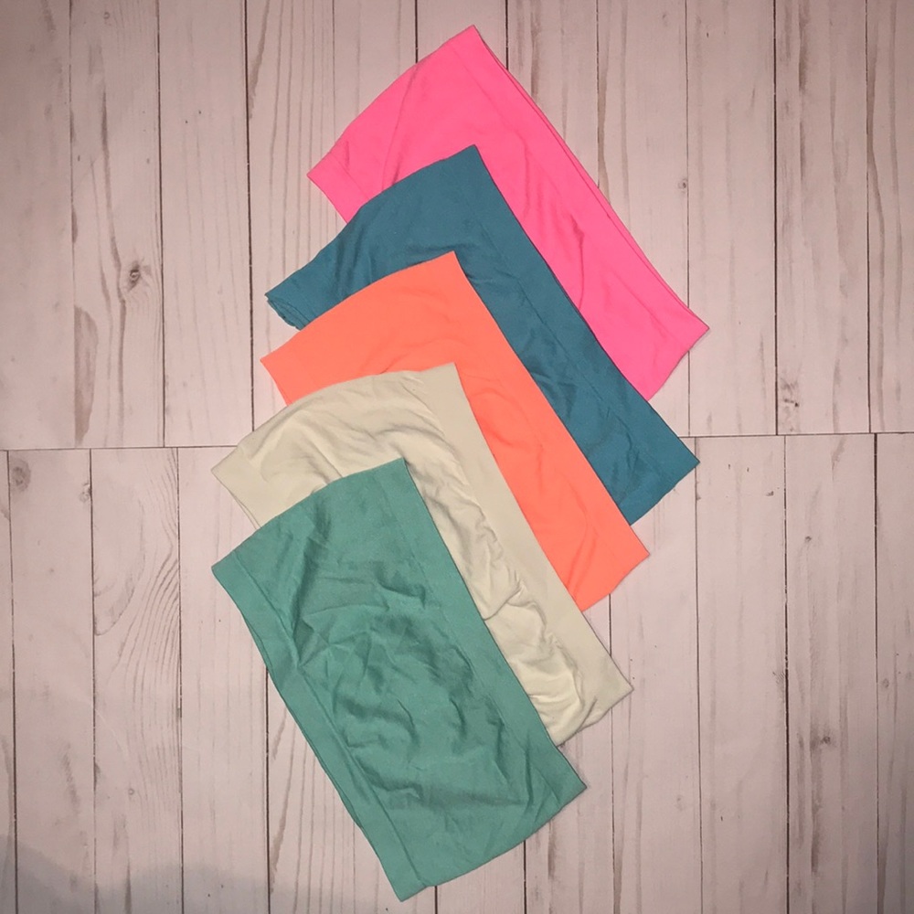 Bundle of 5 Colorful Bandeaus